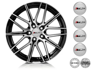 Toyota TRD Insignias Bombadas Pegatinas de Aro de Lujo